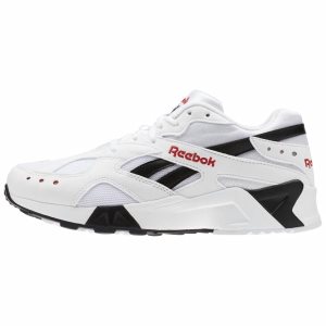 Reebok Aztrek Turnschuhe Damen - Weiß/Schwarz/Rot - DE 736-FOZ